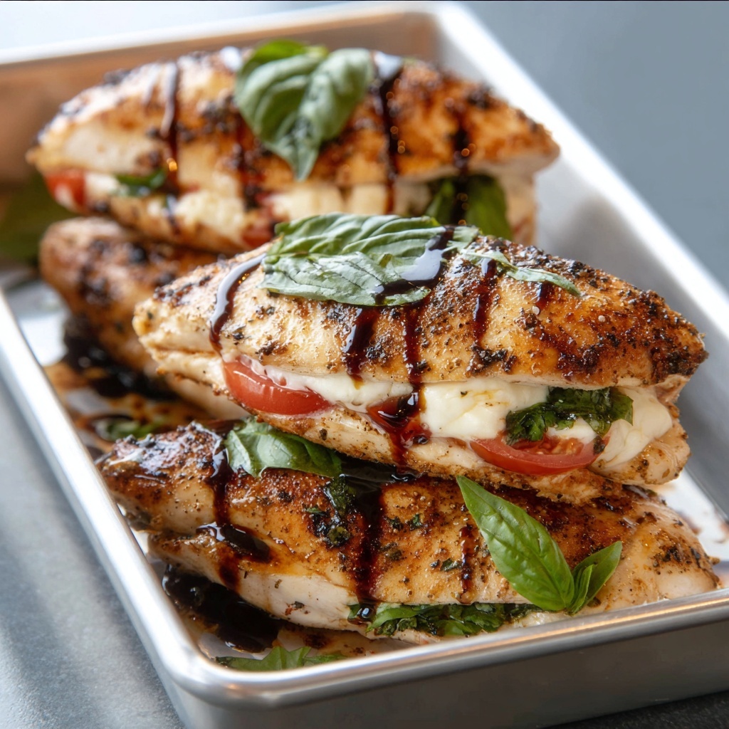 Caprese Stuffed Chicken Breast Recipe - Recipe Image