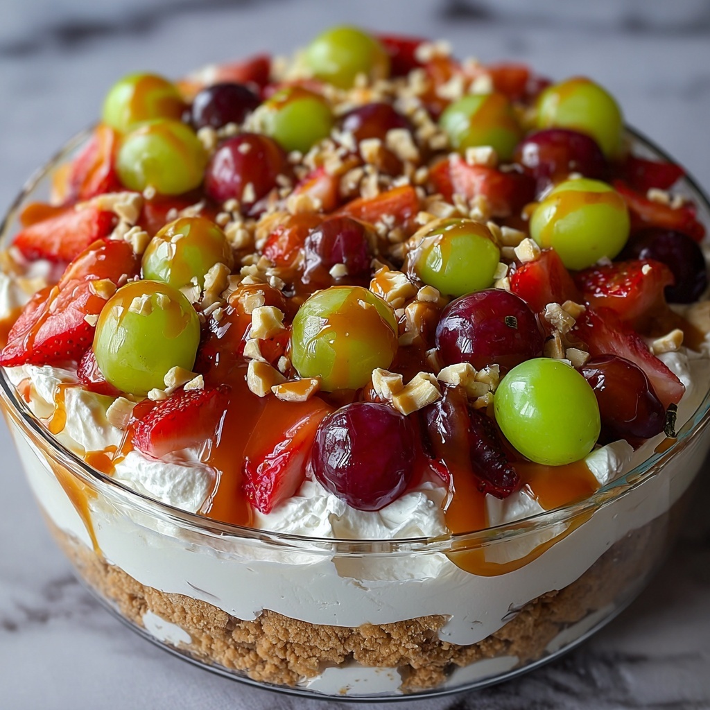 Caramel Crunch Cheesecake Fruit Salad Recipe - Recipe Image