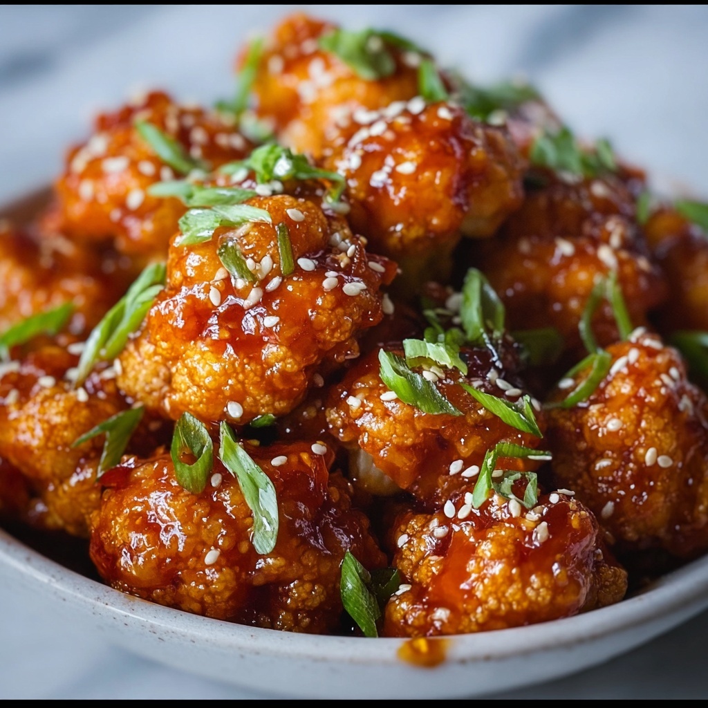 Savory Korean Baked Cauliflower Bites Recipe - Recipe Image