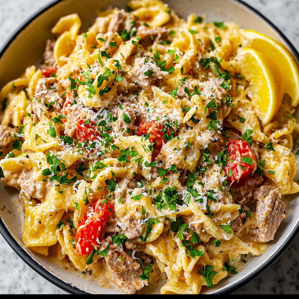 20-Minute Stovetop Tuna Pasta Recipe - Recipe Image