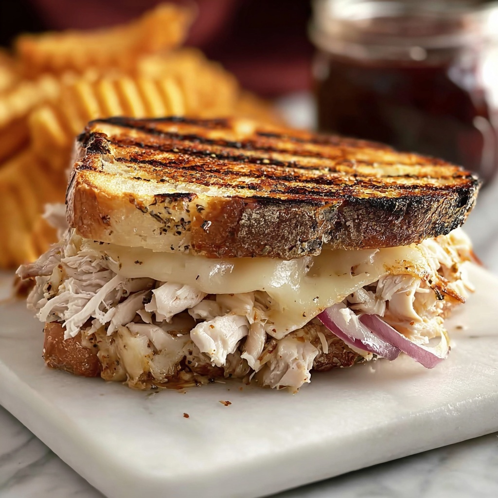 Grilled Turkey Reuben Sandwich Recipe - Recipe Image