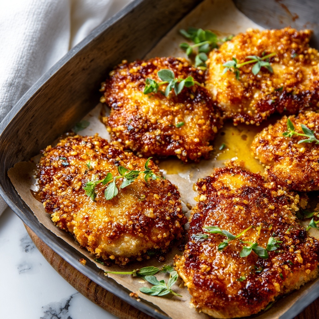 Baked Crunchy Maple Dijon Chicken Recipe - Recipe Image