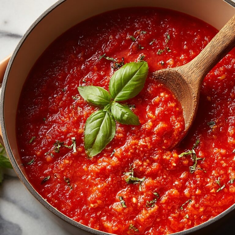 Homemade Fresh Tomato Sauce Recipe