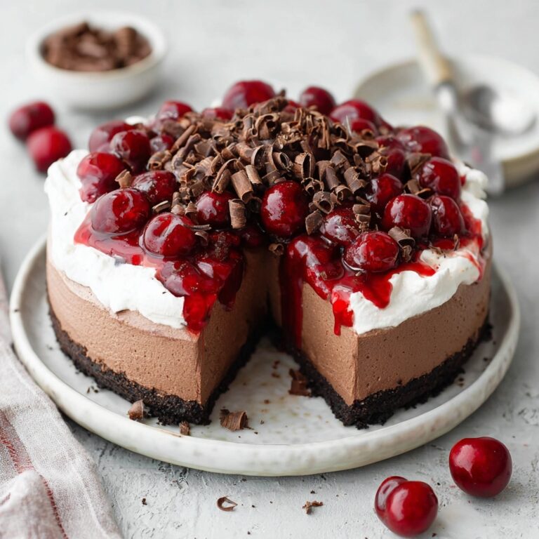 No Bake Vegan Black Forest Cheesecake Recipe