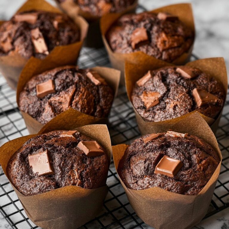 Vegan Chocolate Zucchini Muffins Recipe