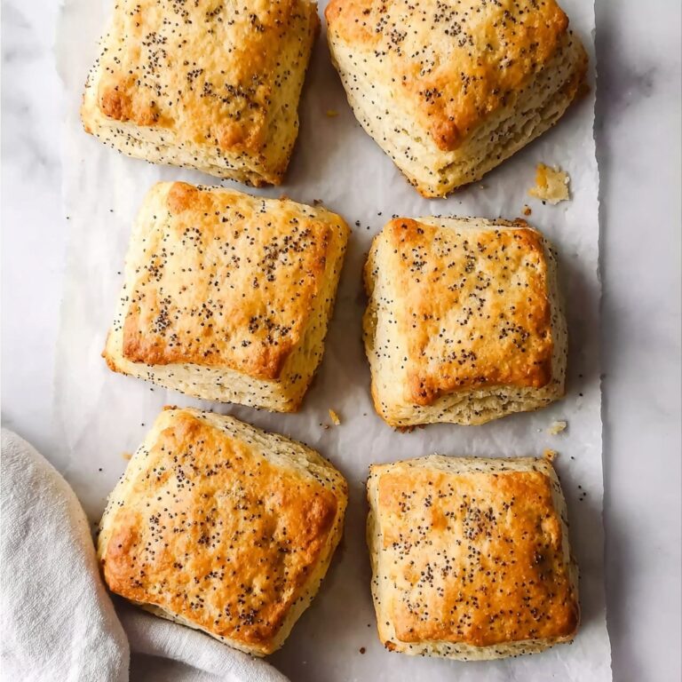 Lemon Poppy Seed Biscuits Recipe