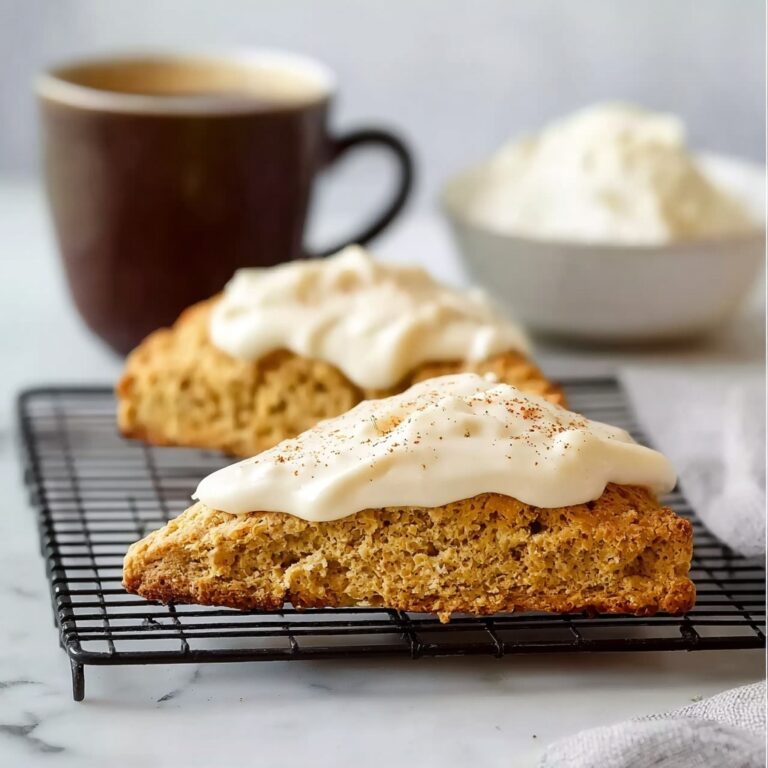 Pumpkin Cream Cheese Scones Recipe