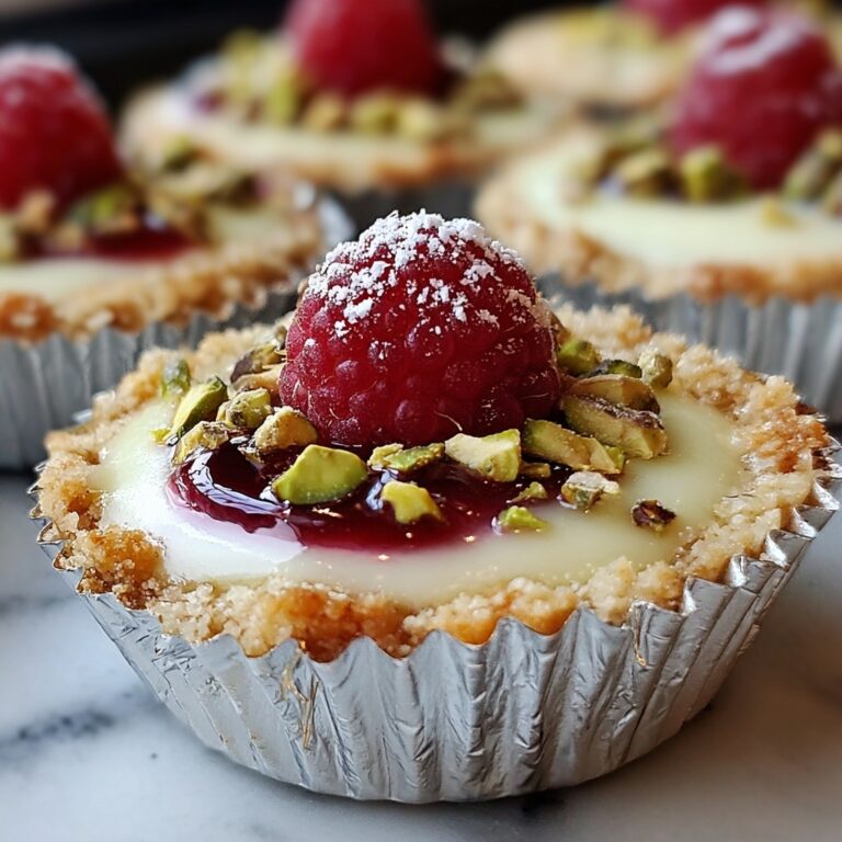 Pistachio Raspberry Tartlets Recipe