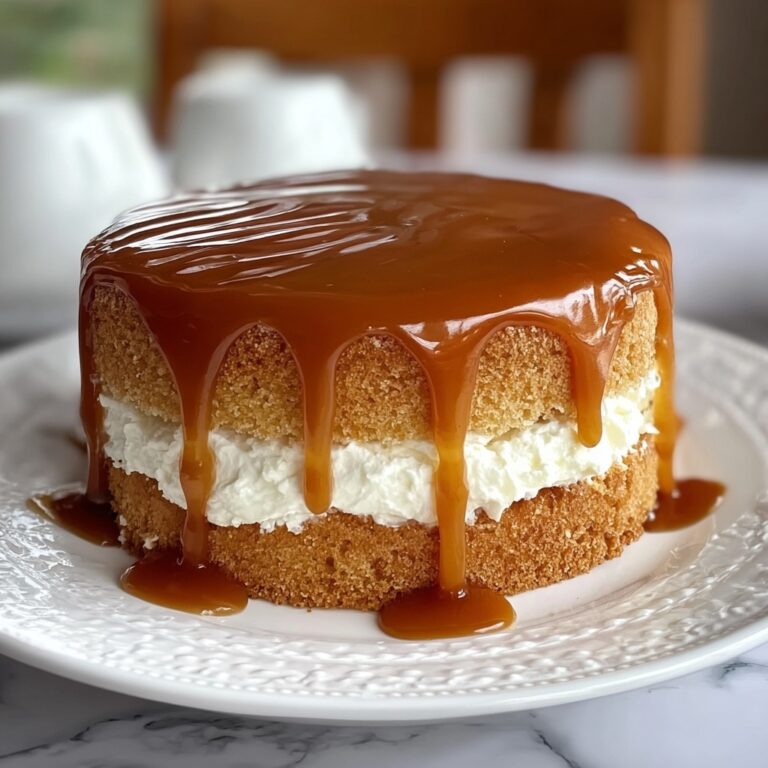 Creamy Caramel Layer Cake Recipe