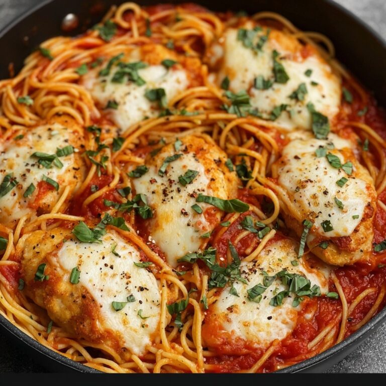 One-Pot Chicken Parmesan Pasta Recipe