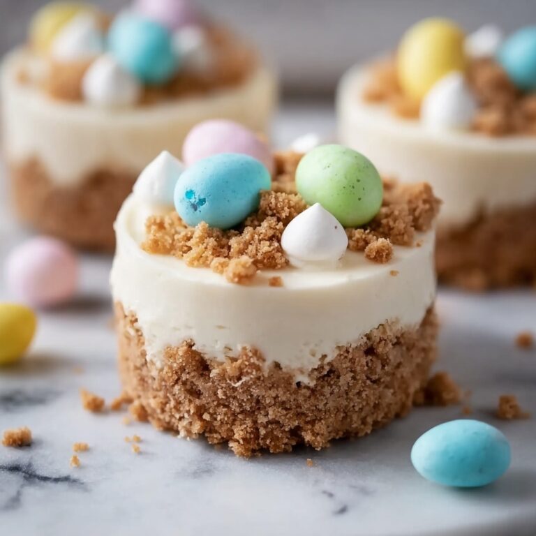 Easter No-Bake Mini Cheesecakes Recipe