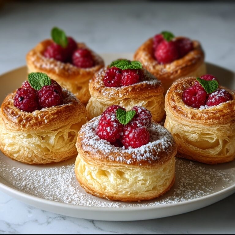 Choux Buns with Pistachio and Raspberry Filling Recipe