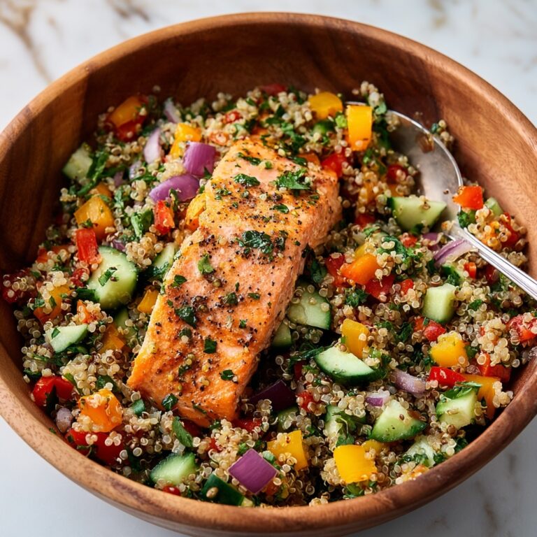 Greek Salmon Quinoa Salad Recipe