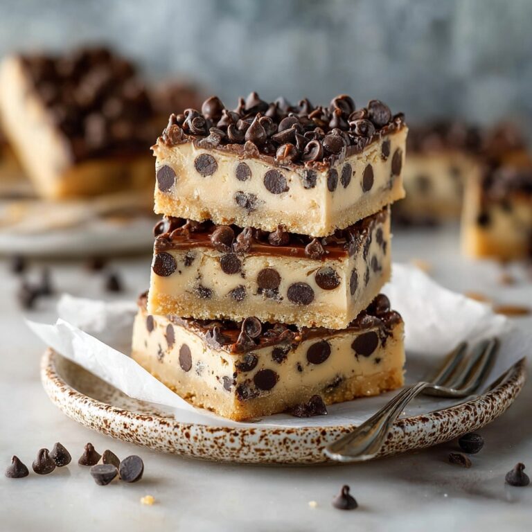 No Bake Cookie Dough Bars Recipe
