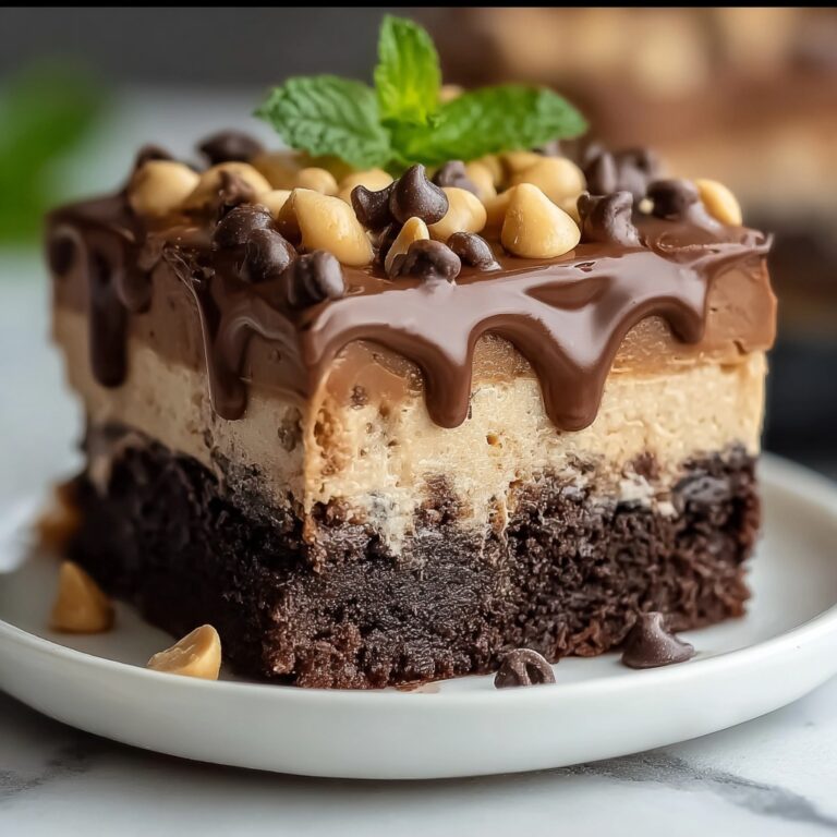 Chocolate Peanut Butter Poke Cake Recipe