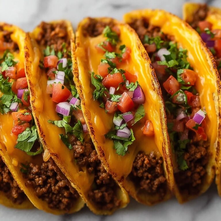 Loaded Cheesy Pocket Tacos Recipe