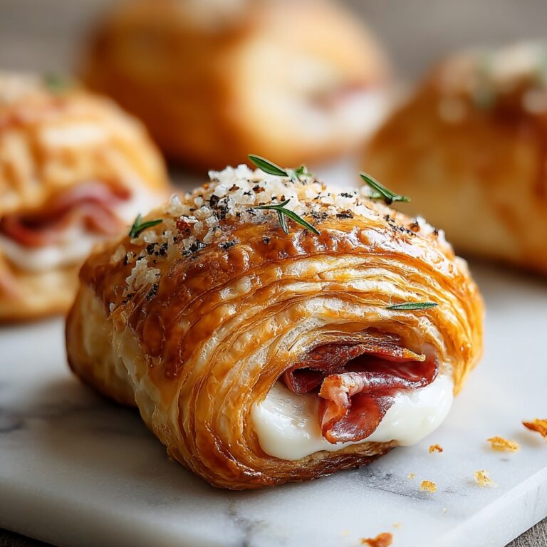 Mozzarella Pepperoni Croissant Rolls Recipe