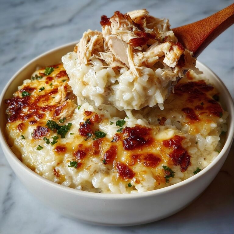 Chicken Alfredo Rice Casserole Recipe