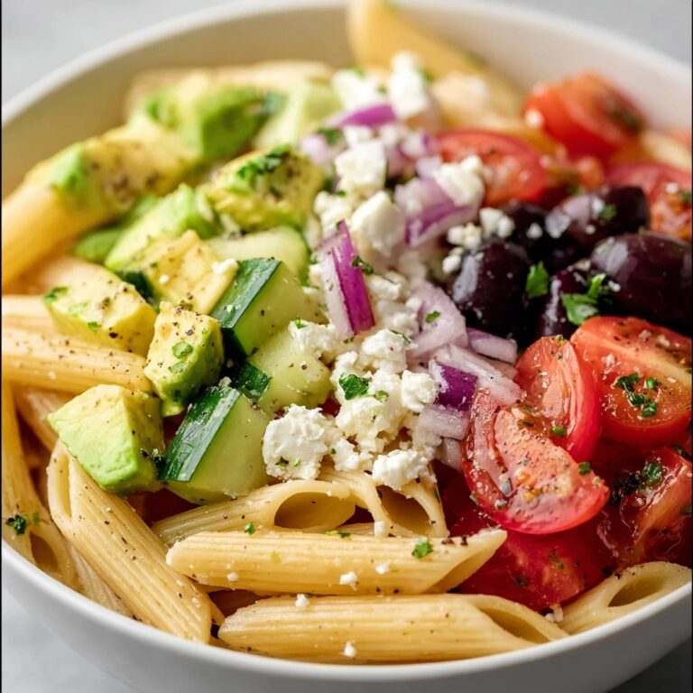 Lemon Herb Mediterranean Pasta Salad Recipe