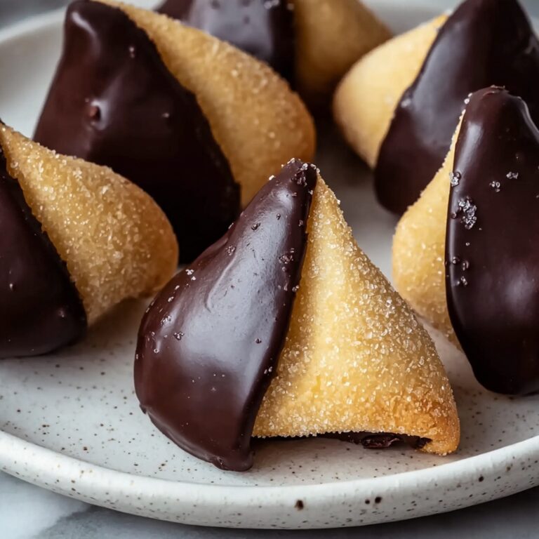 Chocolate-Peanut Butter Covered Fortune Cookies Recipe