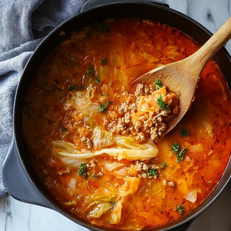 Polish Stuffed Cabbage Soup Recipe