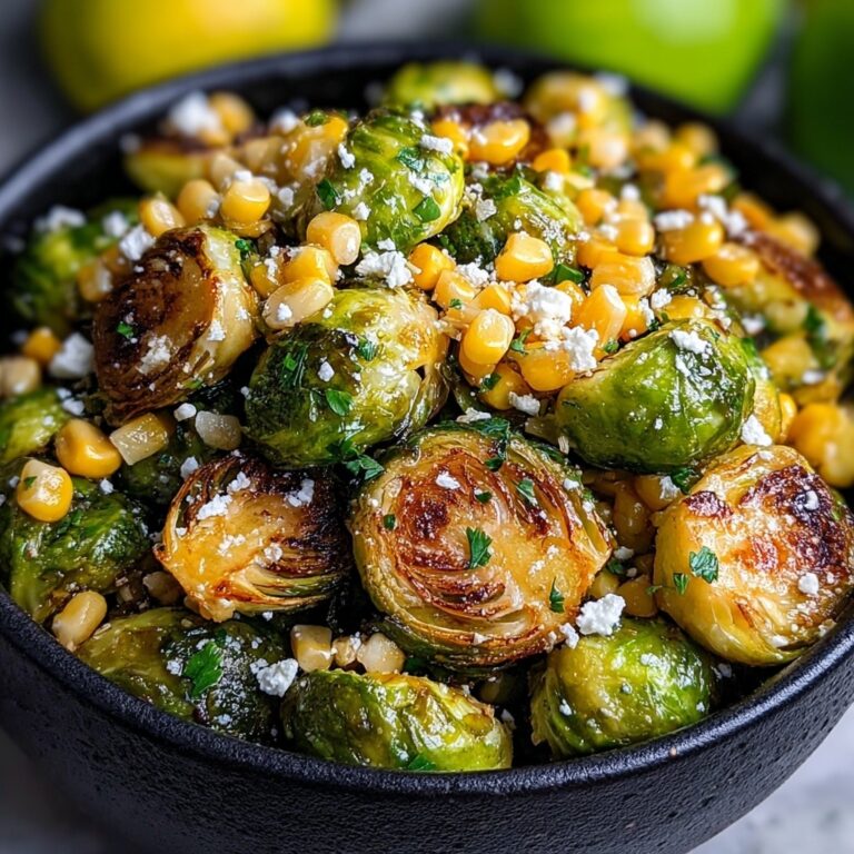 Mexican Street Corn Brussels Sprouts: A Flavorful Twist on a Classic Dish Recipe