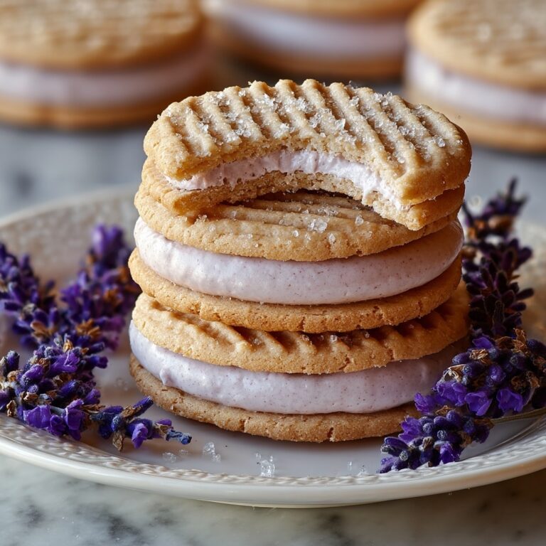 Lemon Lavender Sandwich Cookies Recipe