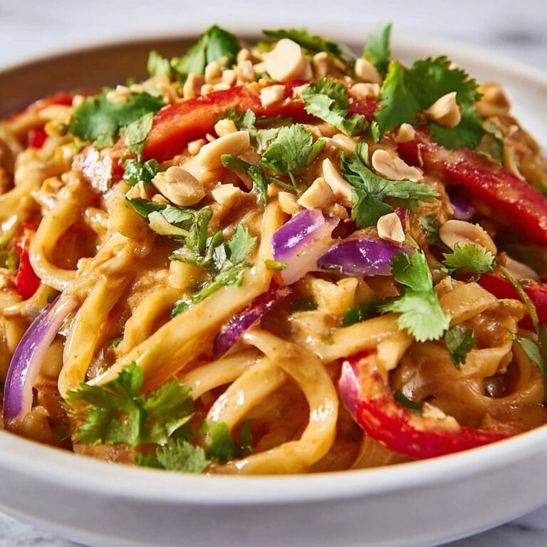 Thai Pasta Salad with Peanut Dressing Recipe