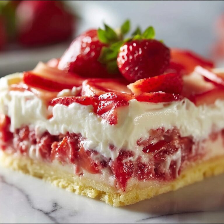No-Bake Strawberry Jello Lasagna Recipe
