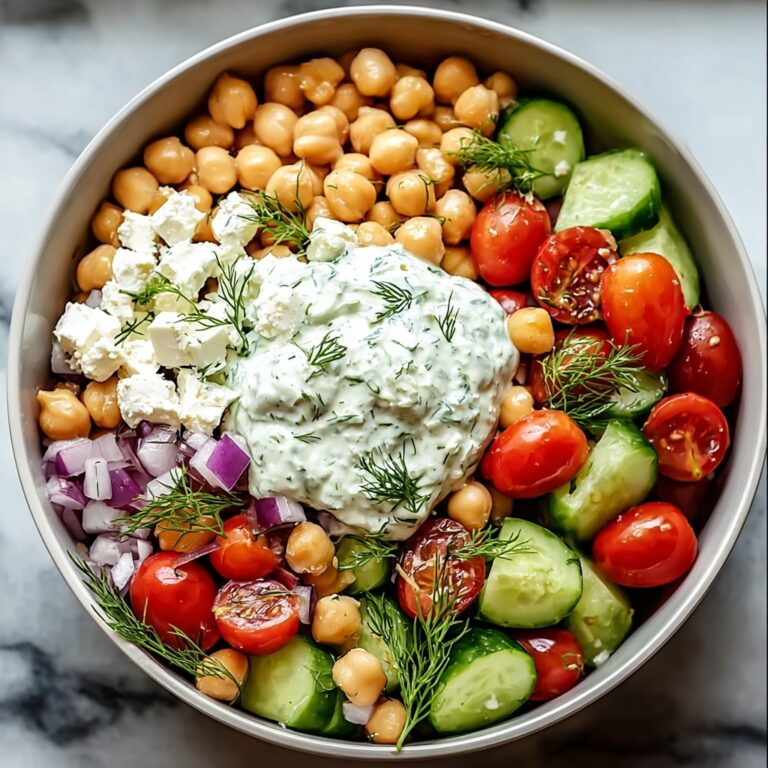 Tzatziki Chickpea Salad Recipe
