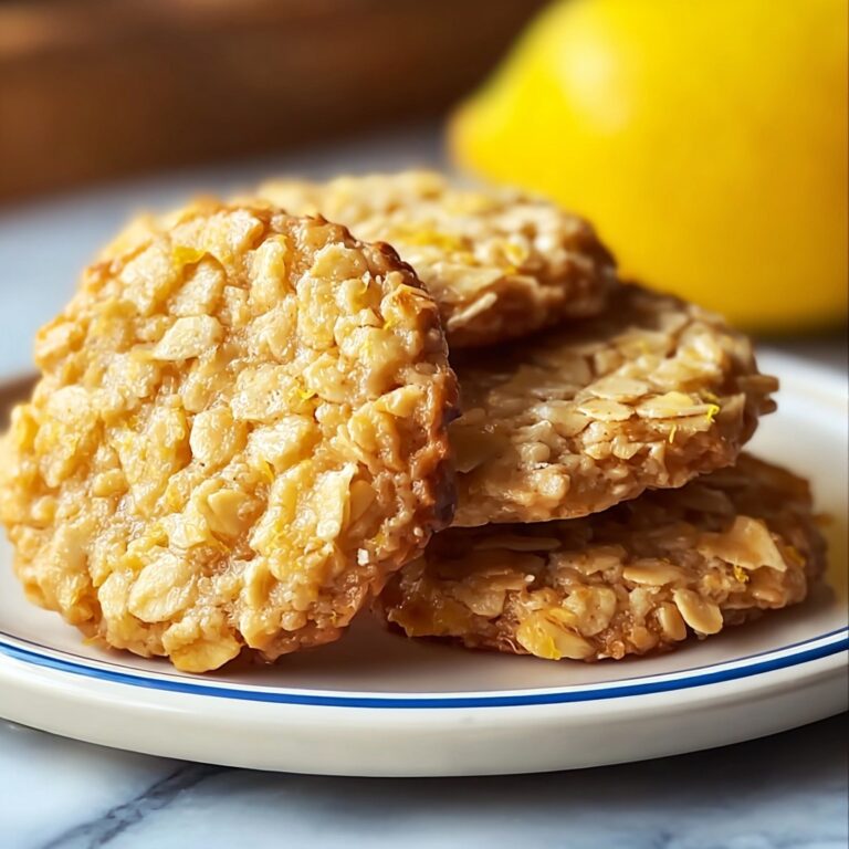 Lemon Oatmeal No-Bake Cookies Recipe