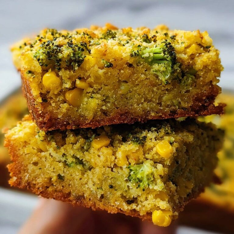 Cheesy Broccoli Cornbread Recipe