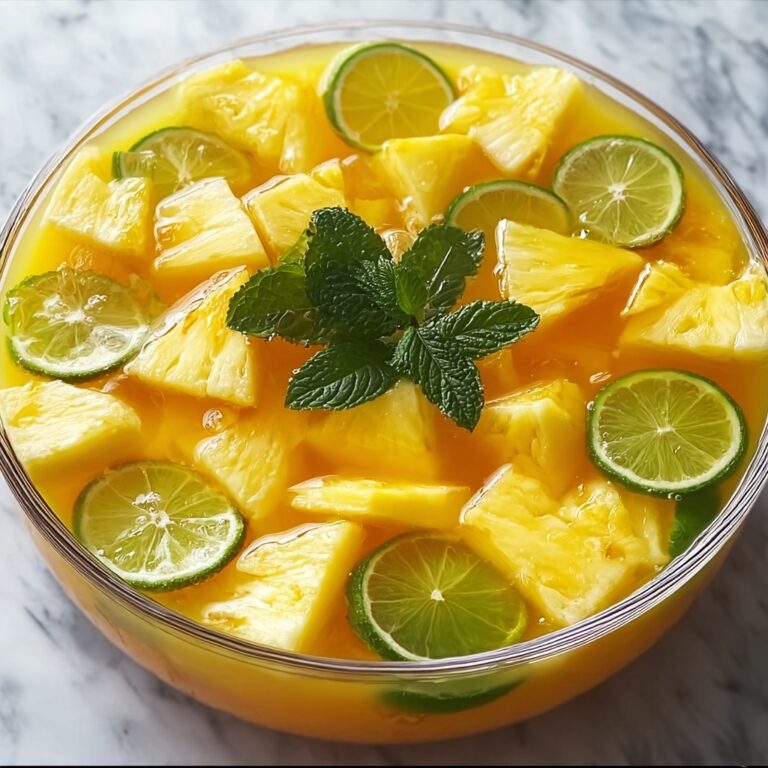 Tropical Pineapple Lemonade Punch Recipe