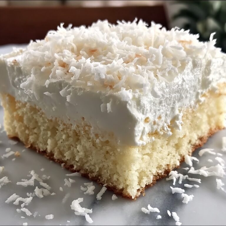 Delicious Creamy Coconut Cake Recipe