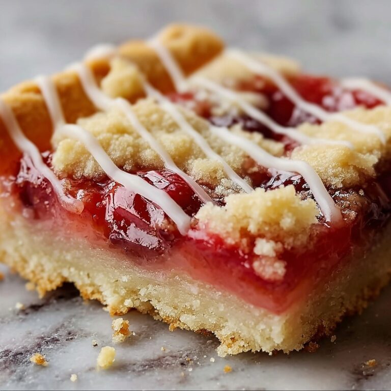 Rhubarb Shortbread Bars Recipe