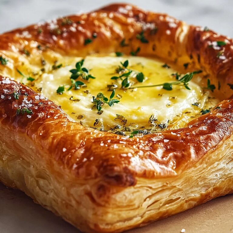 Brie en Croûte with Lemon Curd and Fresh Herbs Recipe