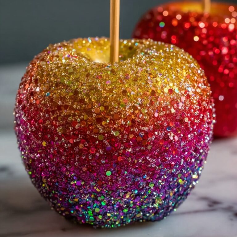Colorful Sparkle Candy Apple Recipe
