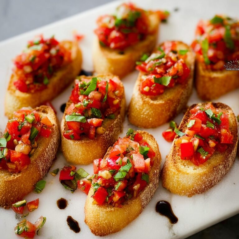 Bruschetta Recipe Guaranteed to Wow – Easy, Fresh, and Flavorful Recipe