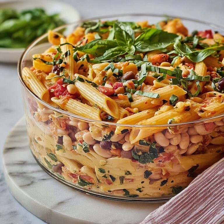 Marry Me Pasta with Sun-Dried Tomatoes, Butter Beans, and Cashew Cream Recipe