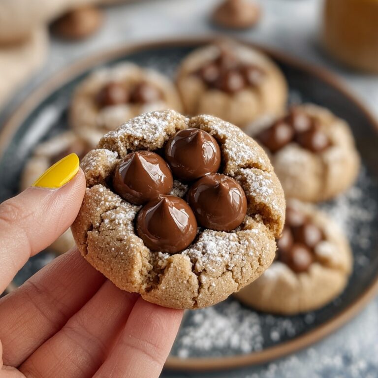 Bear Paw Peanut Butter Blossom Cookies Recipe