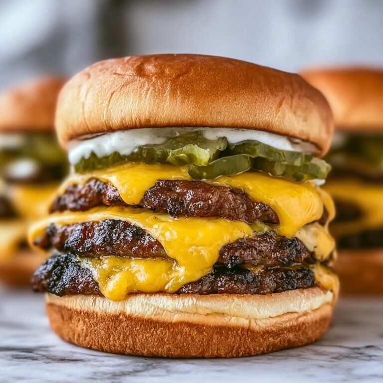 Homemade Sonic Double Smasher Burger Recipe