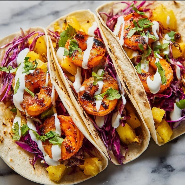 Jerk Shrimp Tacos with Pineapple Salsa Recipe
