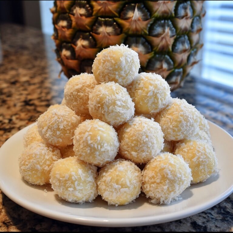 Pineapple Christmas Balls Recipe