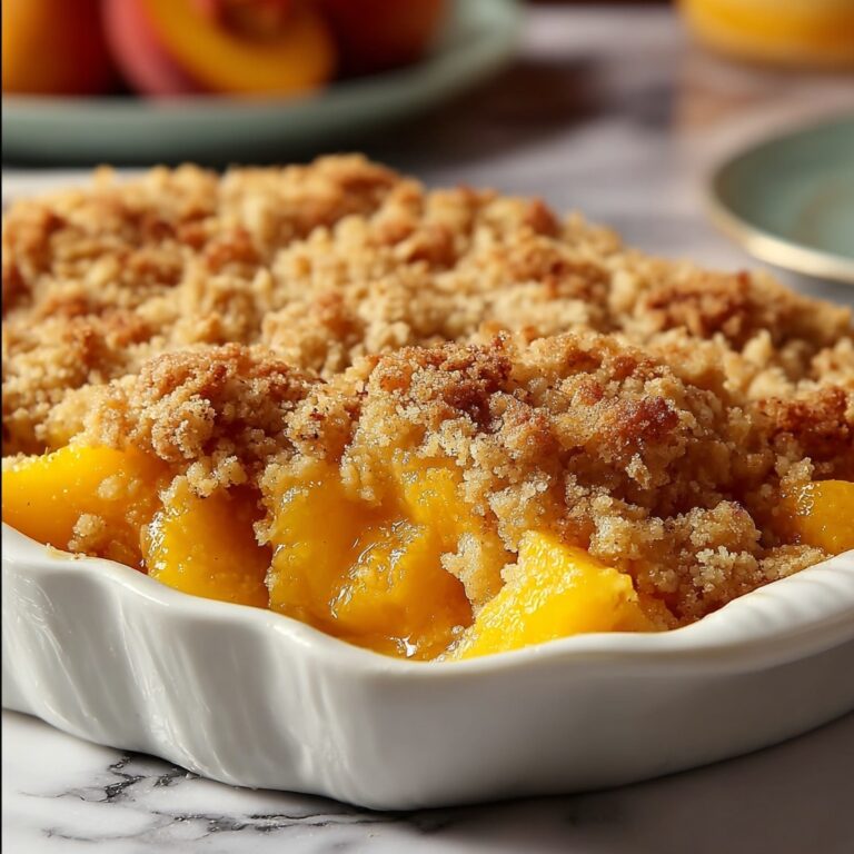 Easy Peach Dump Cake Recipe