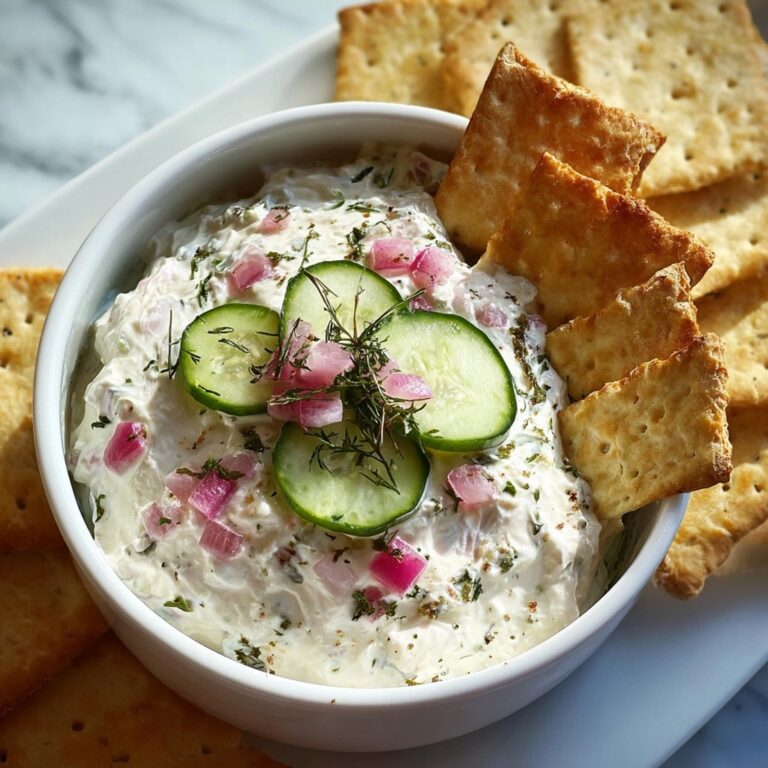 10 Minute Creamy Pickle Dip Recipe