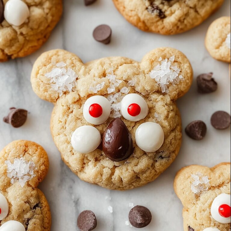 Chocolate Chip Teddy Bear Cookies Recipe