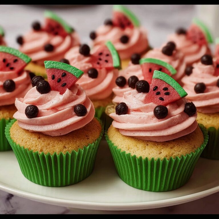 Watermelon Cupcakes Recipe