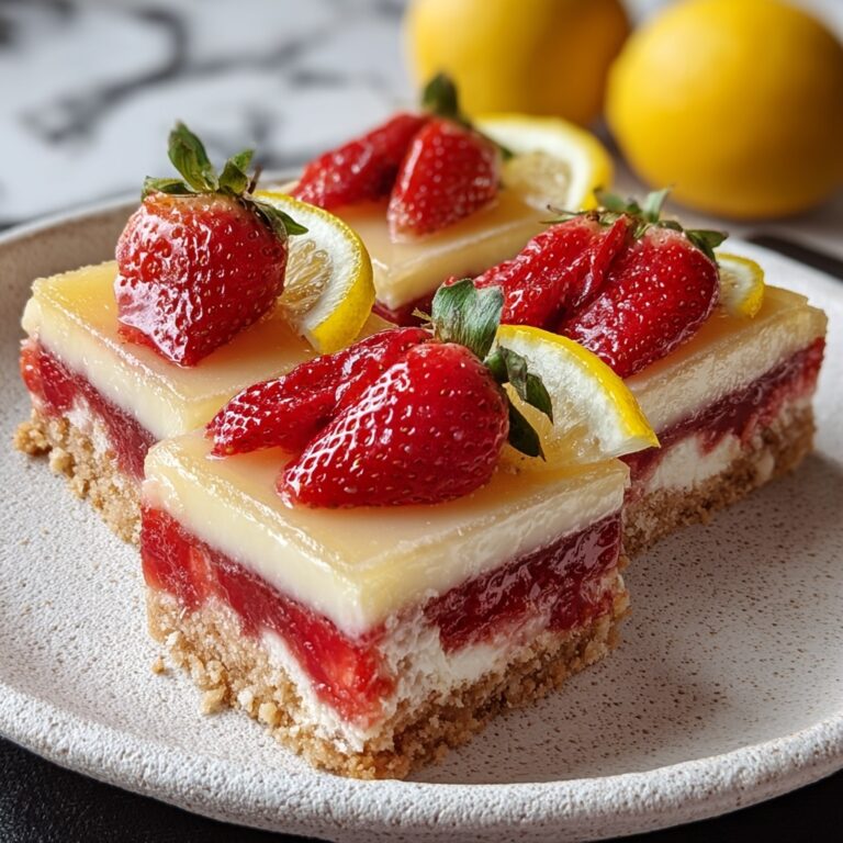 Strawberry Lemonade Cheesecake Bars Recipe
