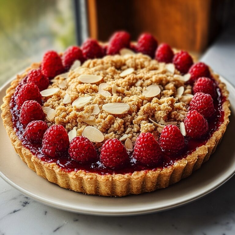 Raspberry Almond Streusel Tart Recipe