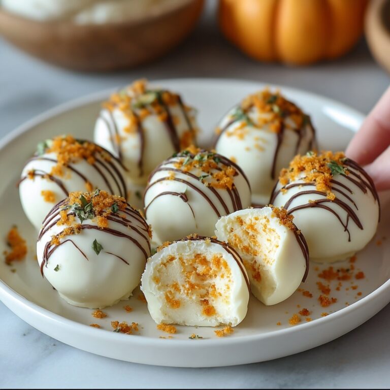 No-Bake Pumpkin Cheesecake Balls Recipe